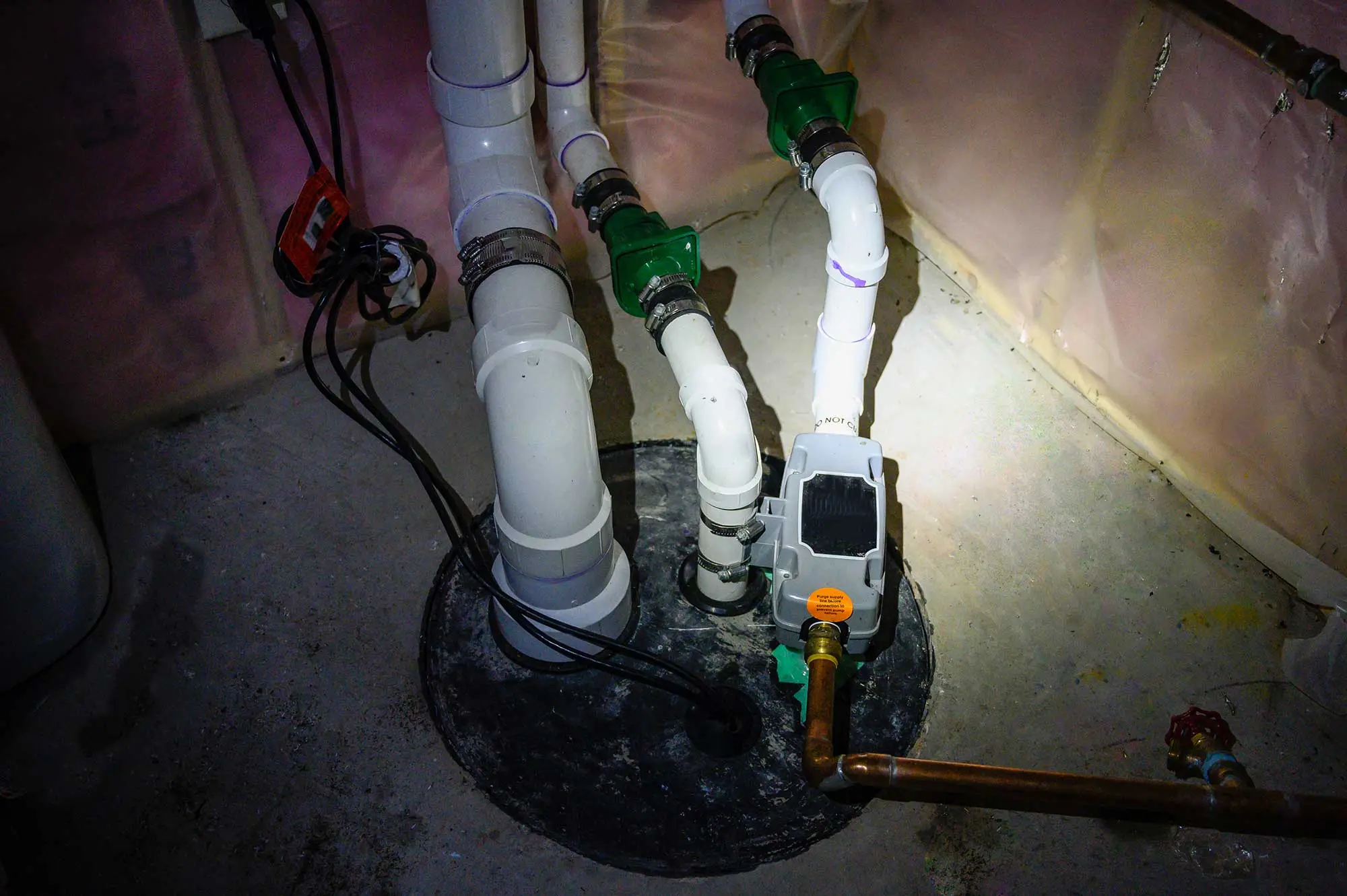sump-pump-setup-2 sump pump installation and repair lewisville flower mound tx