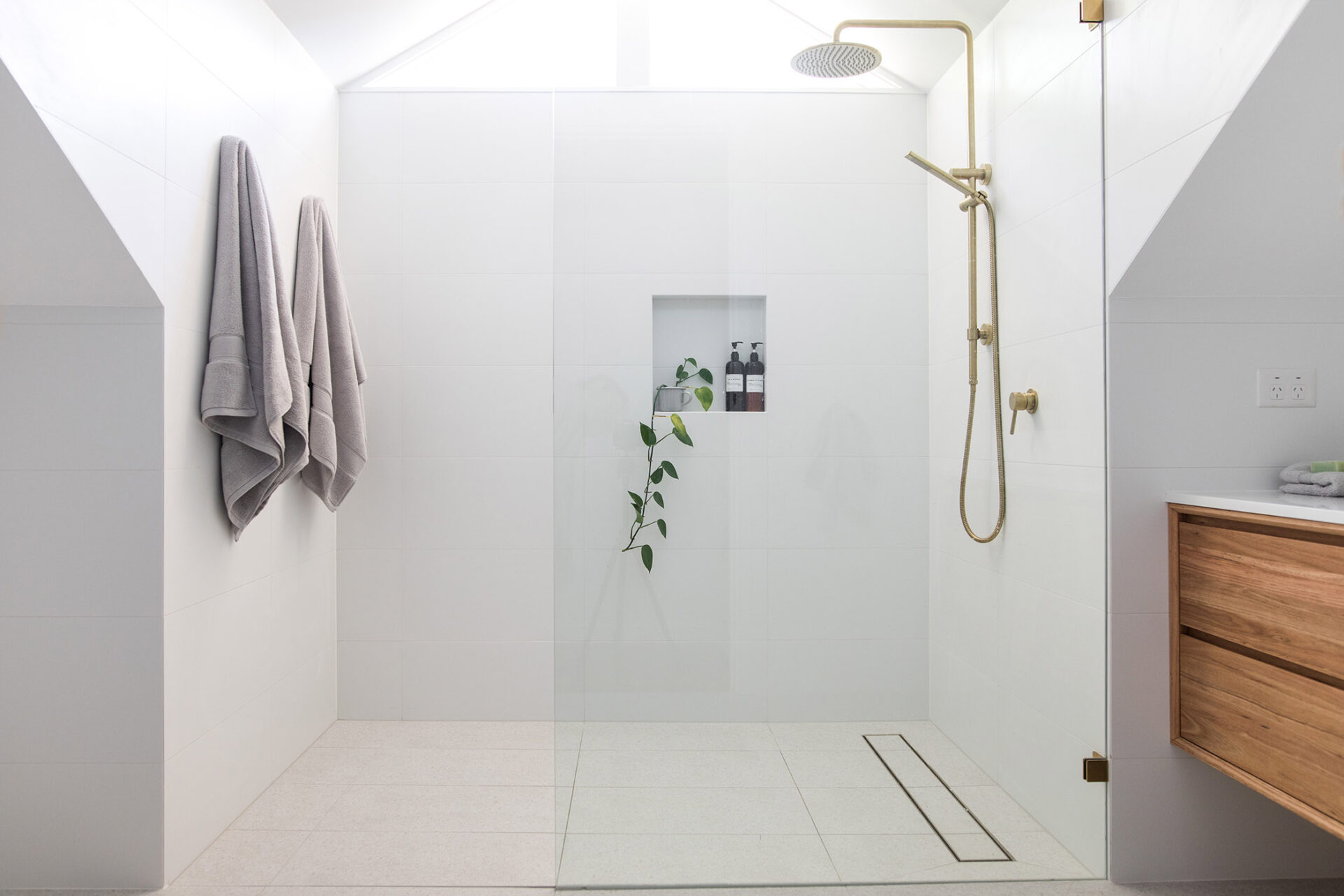 How to remediate standing water in shower